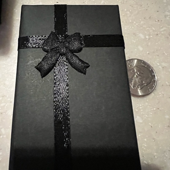 Fashion Jewelry Necklace, 16” Chain, Pink & Silver Tone, W/Gift Box - Picture 3 of 3